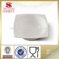 Porcelain chinese white square soup salad bowls bowl for restaurant